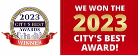 City's Best Awards 2023 winner badge
