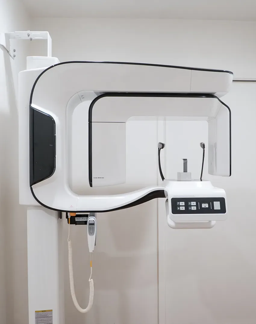 Digital dental X-ray displayed on screen at our Garden Grove dental office