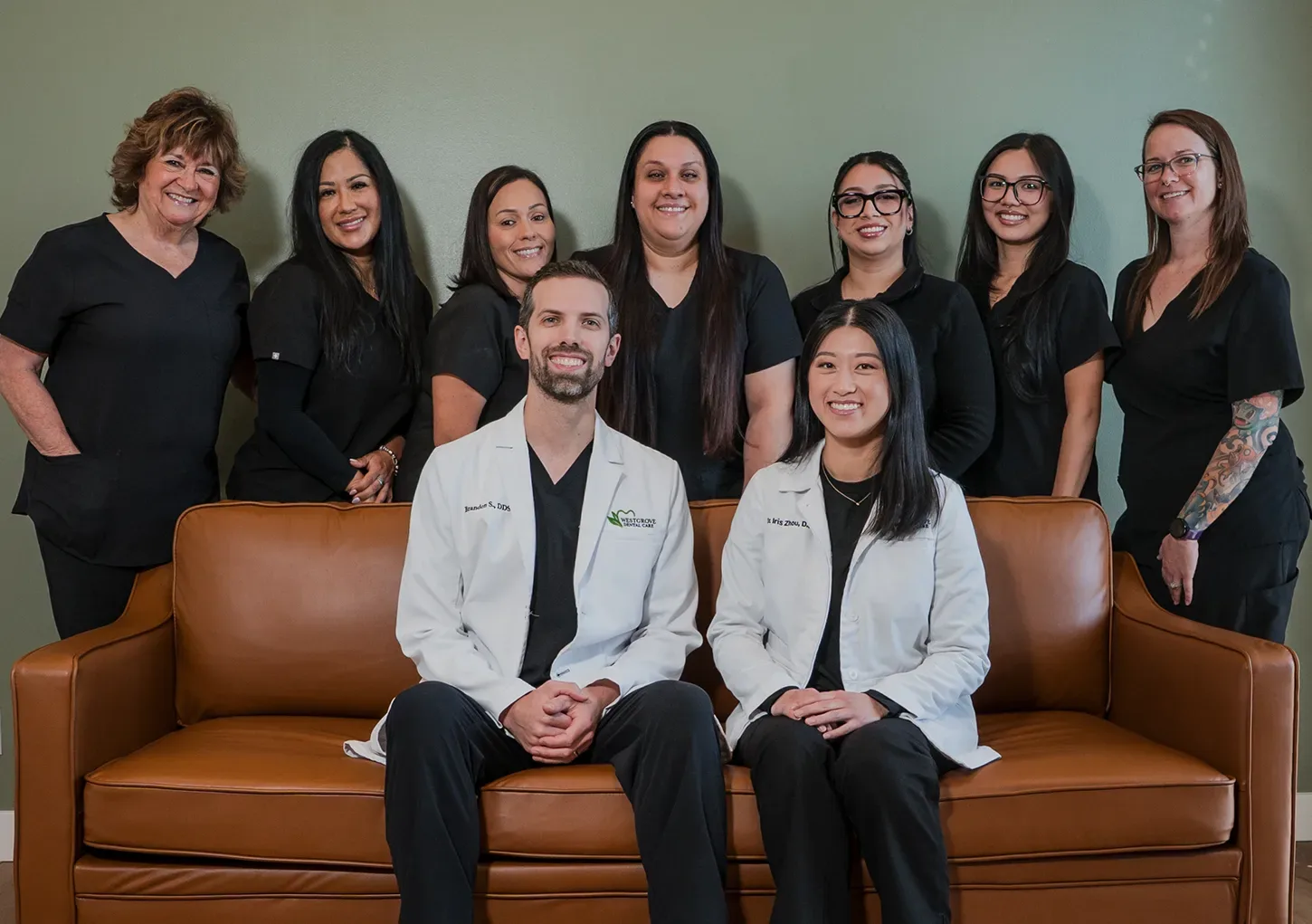 The Westgrove Dental Care team smiling together in Garden Grove